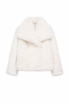 Cropped Faux Fur Jacket