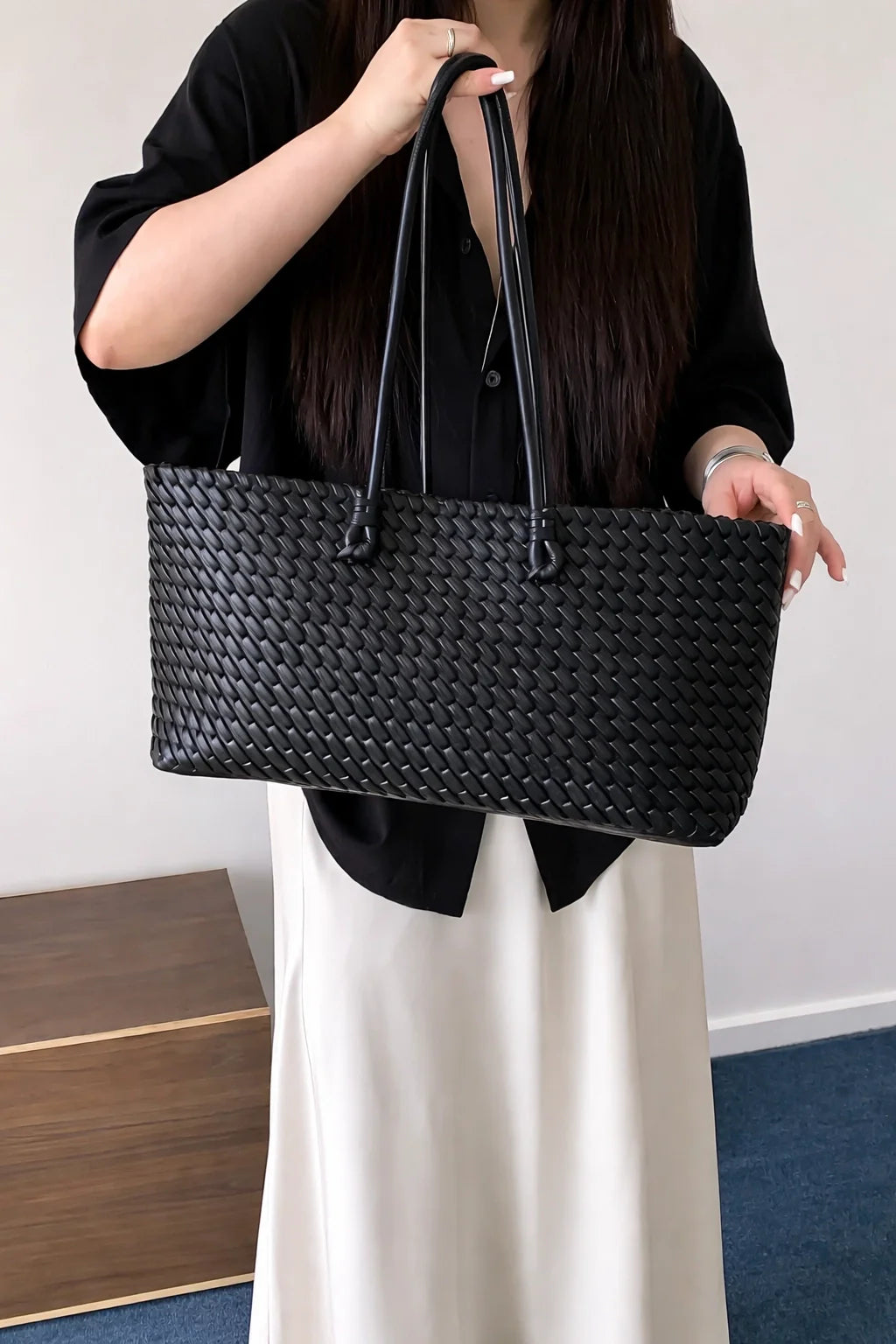 Luxury Woven Tote Bag