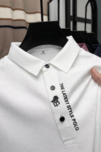Silk Cotton Polo Shirt