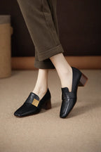 Thick Heel Mary Jean Shoes