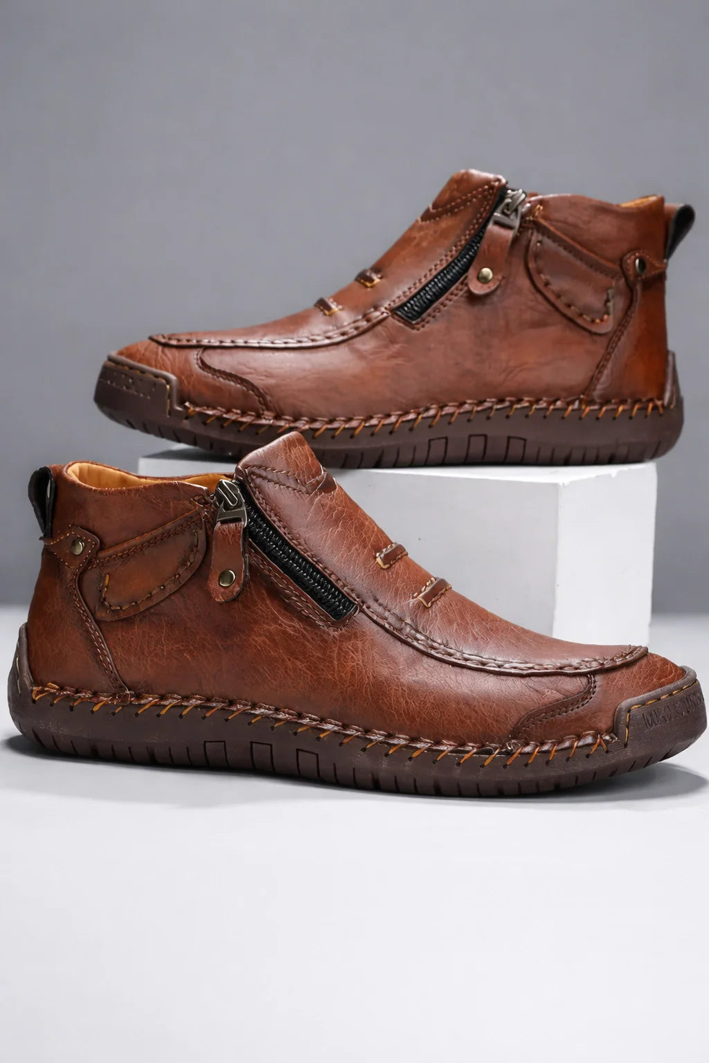 Handmade Leather Ankle Boots