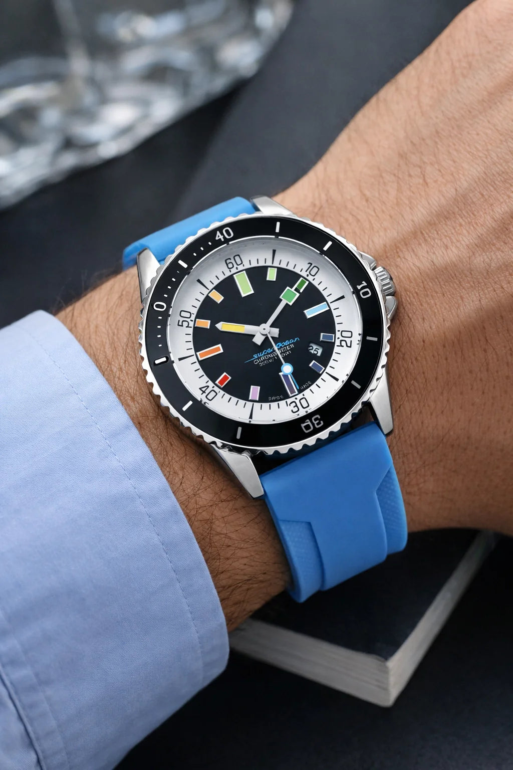 Silicone Strap Quartz Watch