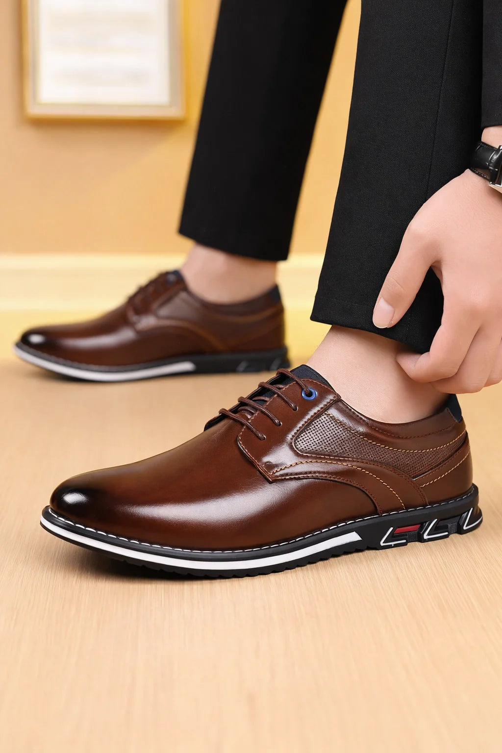 PU Leather Casual Shoes