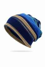 Rainbow Striped Knit Beanie