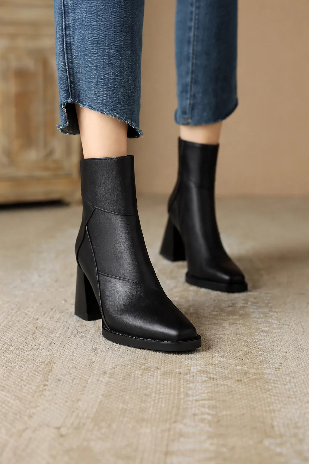 High Heel Ankle Boots