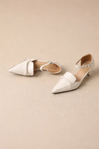 Cowhide Pointed Sandals