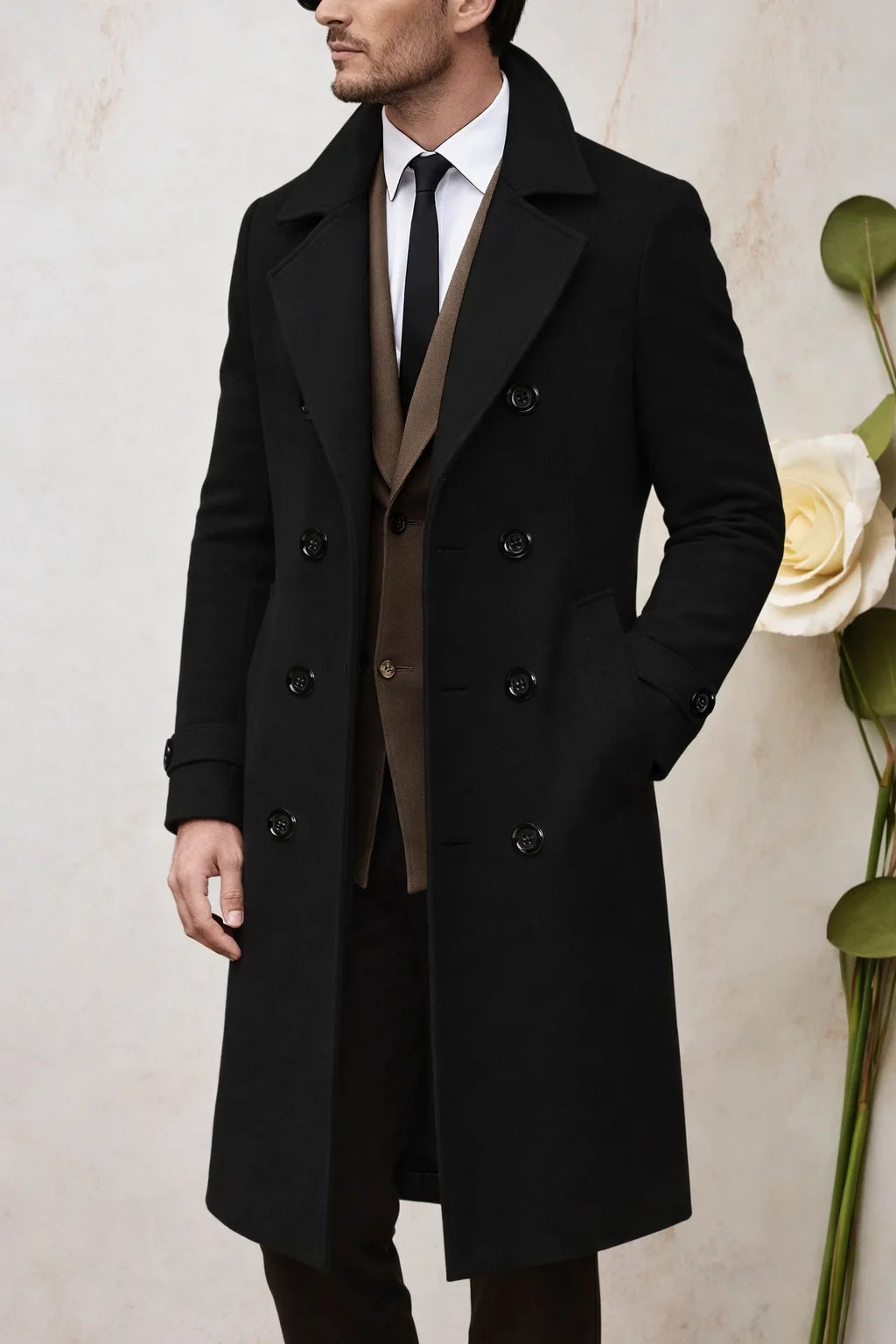 Double Breasted Wool Coat