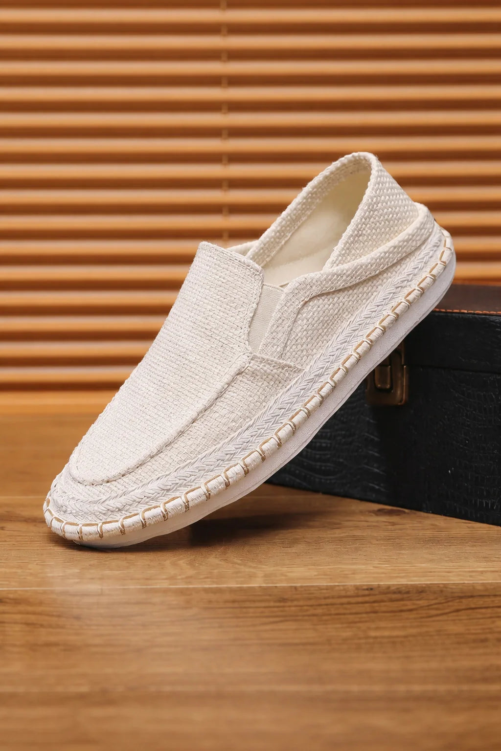 Linen Slip Casual Shoes