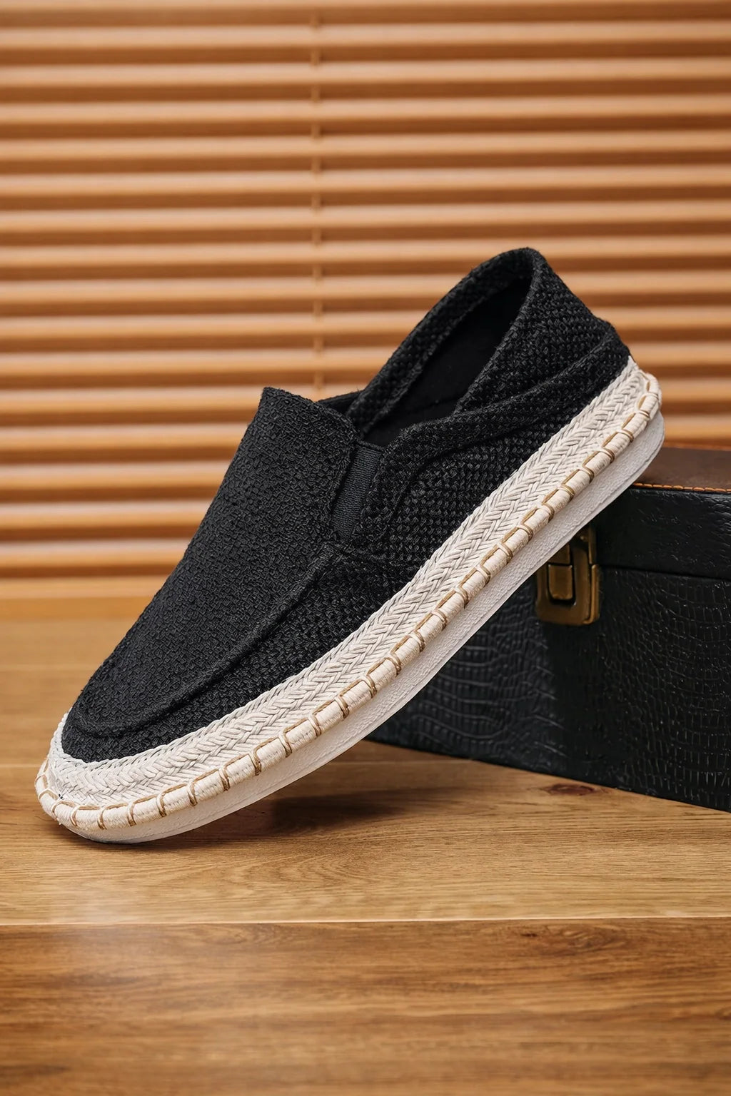 Linen Slip Casual Shoes