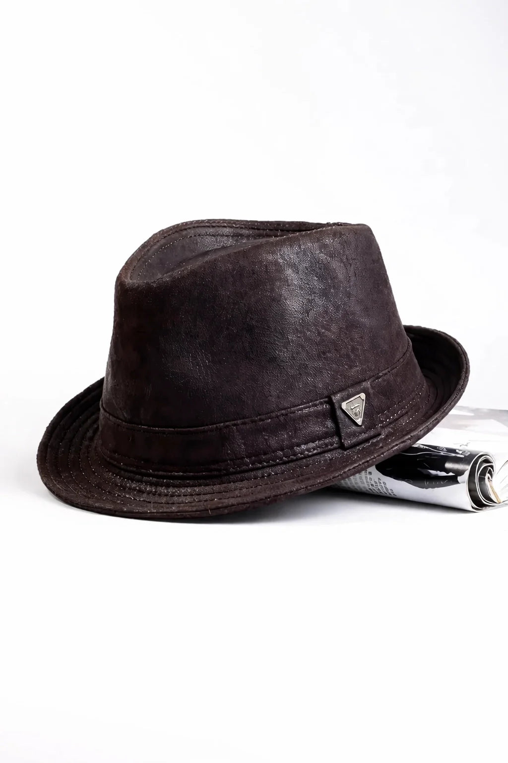 Cowhide Leather Hat