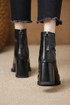 Square Head V Notch Heels