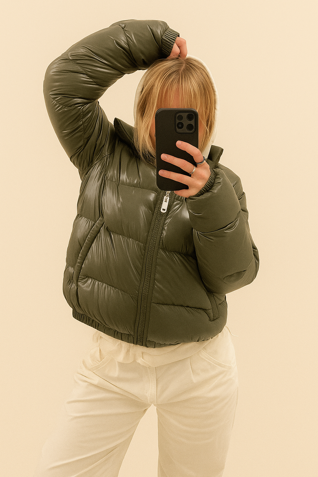 Unisex Quilted Puffer Jacket