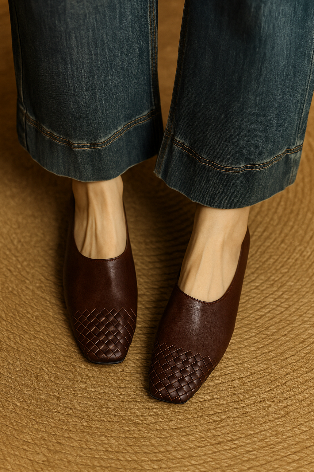 Helma Genuine Leather Mules