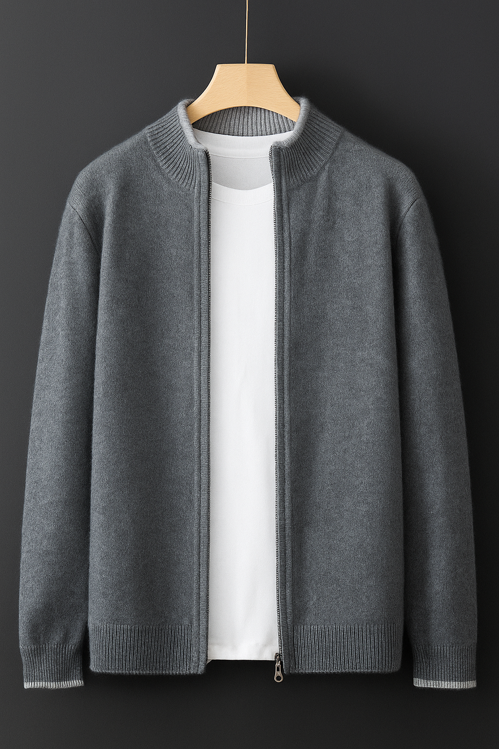 Riku Cashmere Zip Jacket