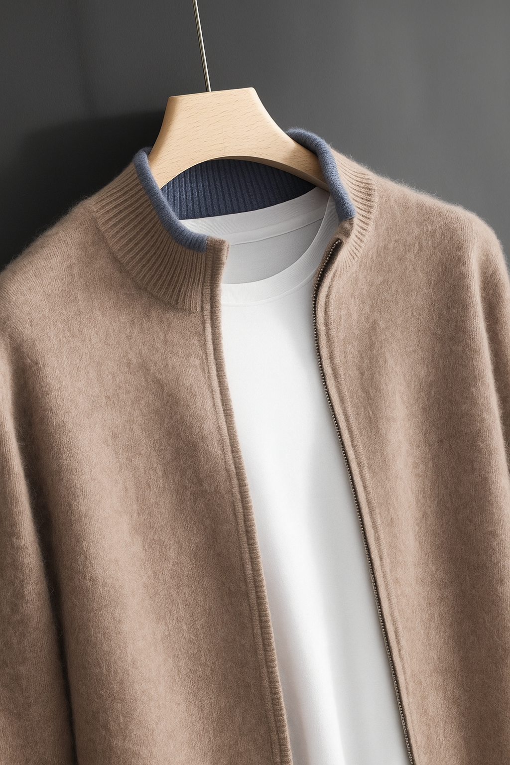 Riku Cashmere Zip Jacket