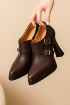 Amaya Genuine Leather Heels