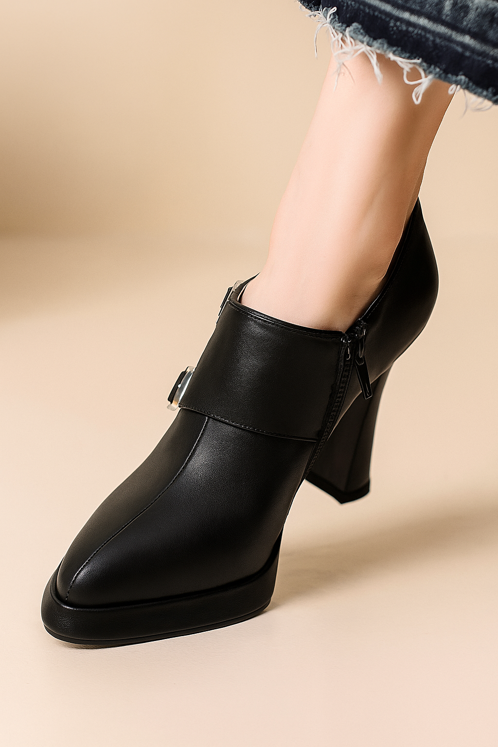 Amaya Genuine Leather Heels