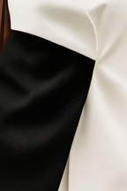 Contrast Color Asymmetric Vest