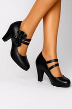 Bella Bow Heels Soft Beige