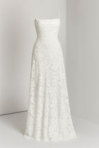 Backless Lace Up Maxi