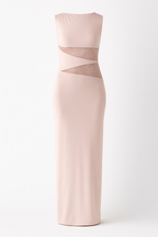 Lace Patchwork Backless Bodycon Dress