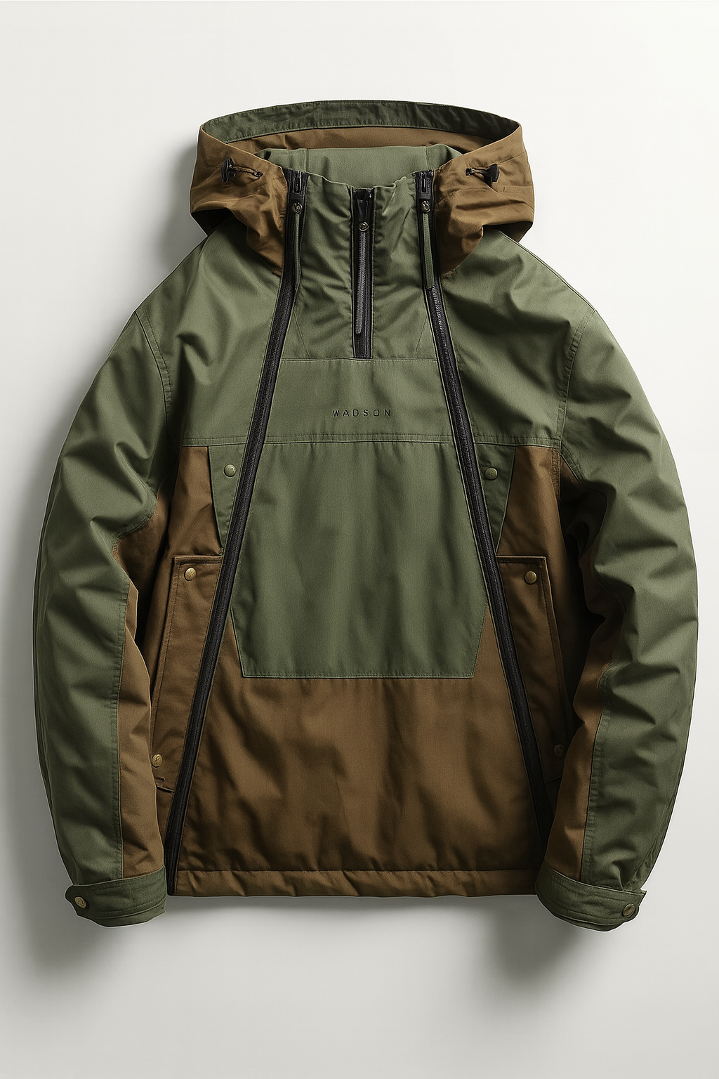 Double Zipper Down Jacket