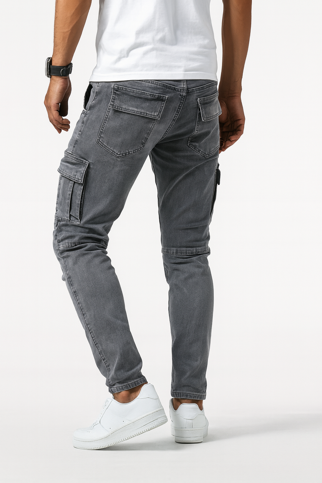 Cargo Denim Jogger Jeans