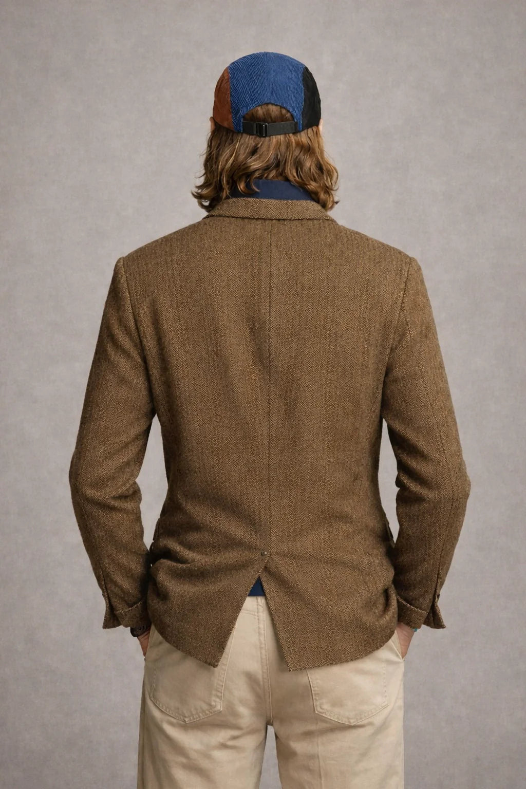 Retro Corduroy Panel Cap