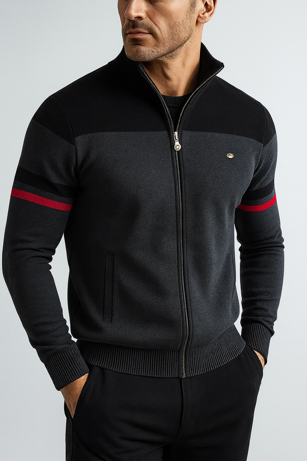 Montery Cotton Colorblock Sweater